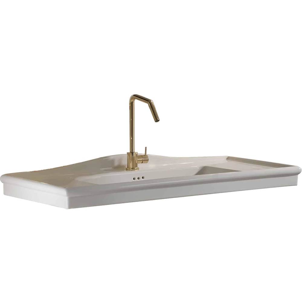 AeT Italia Princess - Wall-Hung Washbasin - White Brilliant With Overflow And Predisposition For Tap Hole.