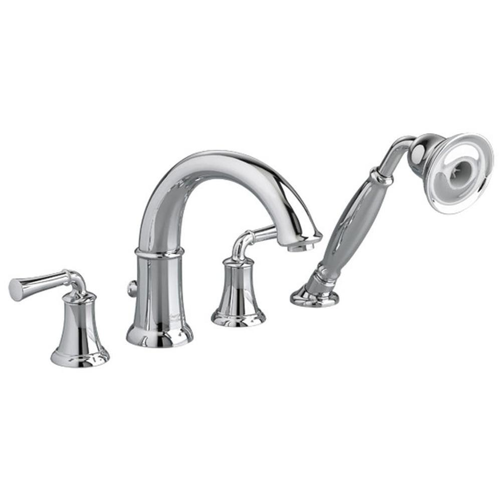 American Standard Canada Portsmouth Bathtub Faucet with Personal Shower for Flash Rough-in Valve with Lever Handles