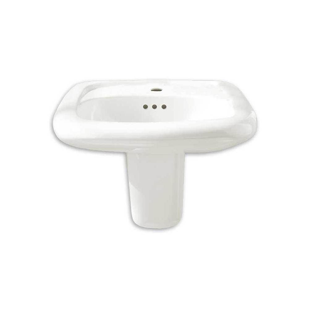 American Standard Canada Murro™ Wall-Hung EverClean® Sink With Center Hole Only and Extra Right-Hand Hole