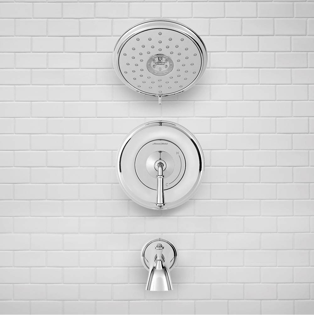 American Standard Canada Delancey® 1.8 gpm/6.8 L/min Tub and Shower Trim Kit With Water-Saving 4-Function Showerhead and Lever Handle
