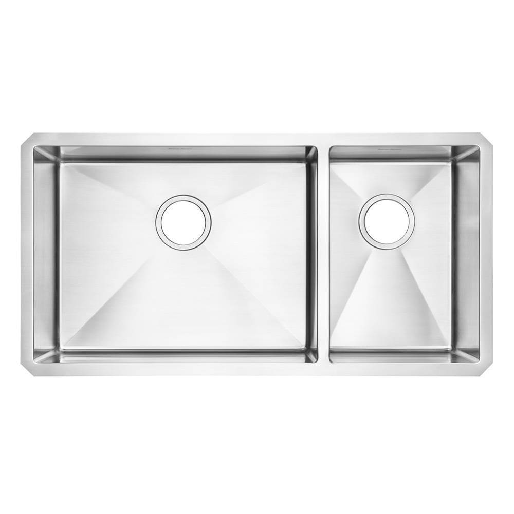 American Standard Canada Pekoe 35 x 18-Inch Stainless Steel Undermount Double Bowl Kitchen Sink