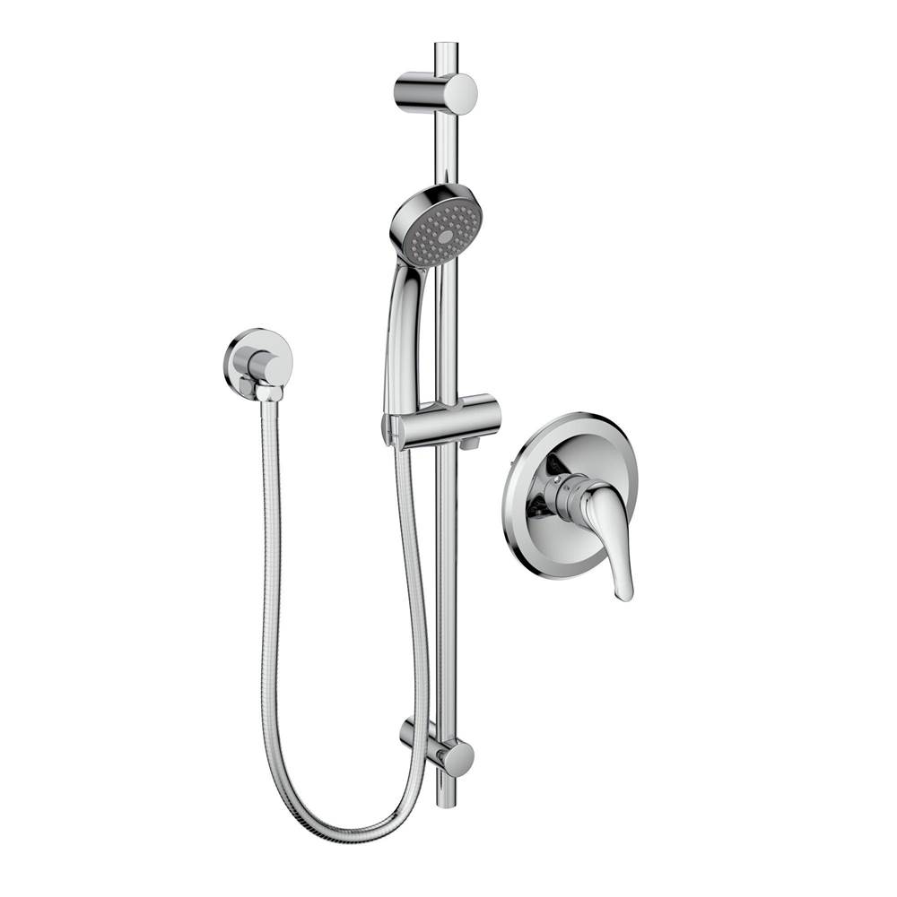 Belanger PB Shower Faucet Trim w/Handshower on Slide Bar  - Valve Required