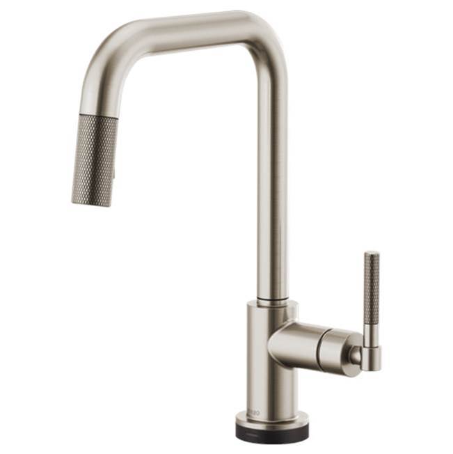 Brizo Canada Square Spout Pull-Down With Smarttouch, Knurled Handle