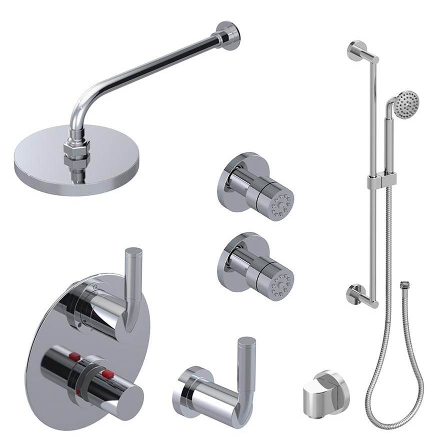 Espace RUBINET - Temperature Control Shower With Two Diverter And Shut-Off (Trim Only)