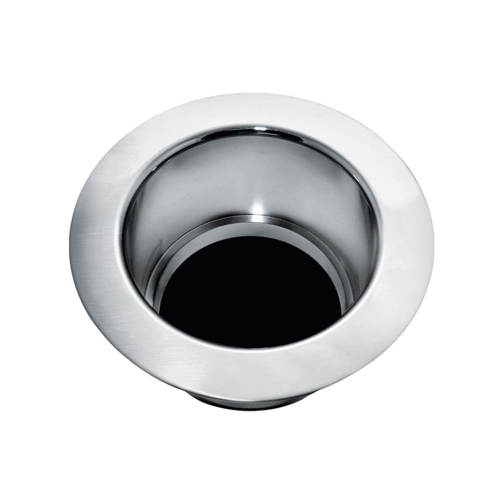 Franke Residential Canada Replacement Waste Disposer Flange for Kitchen Sink in Polished Chrome.