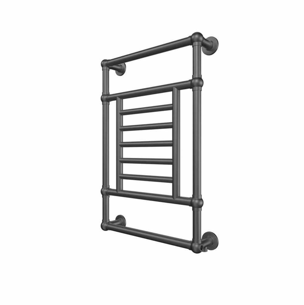 Tuzio Thames Hydronic Wall-Mounted Towel Warmer - Brushed Nickel