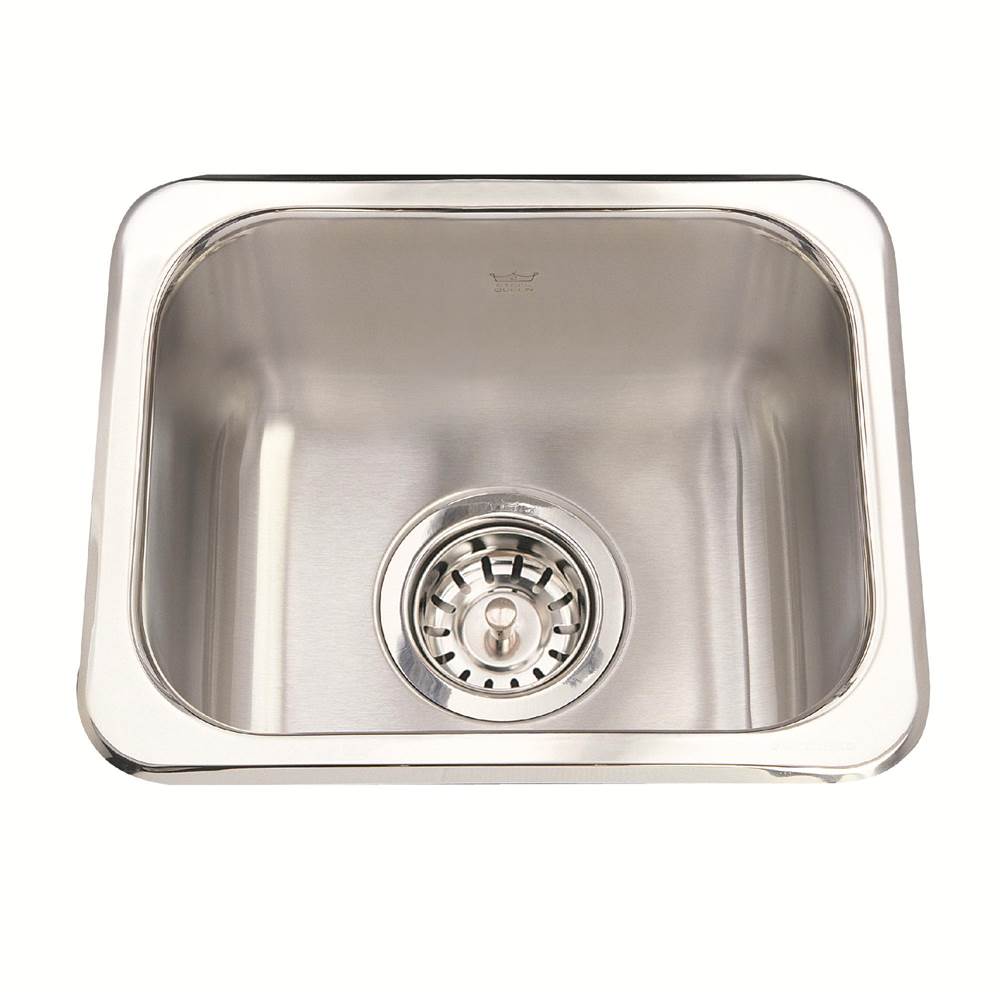 Kindred Canada Kindred Utility Collection13.63-in LR x 11.25-in FB Drop In Single Bowl Stainless Steel Hospitality Sink