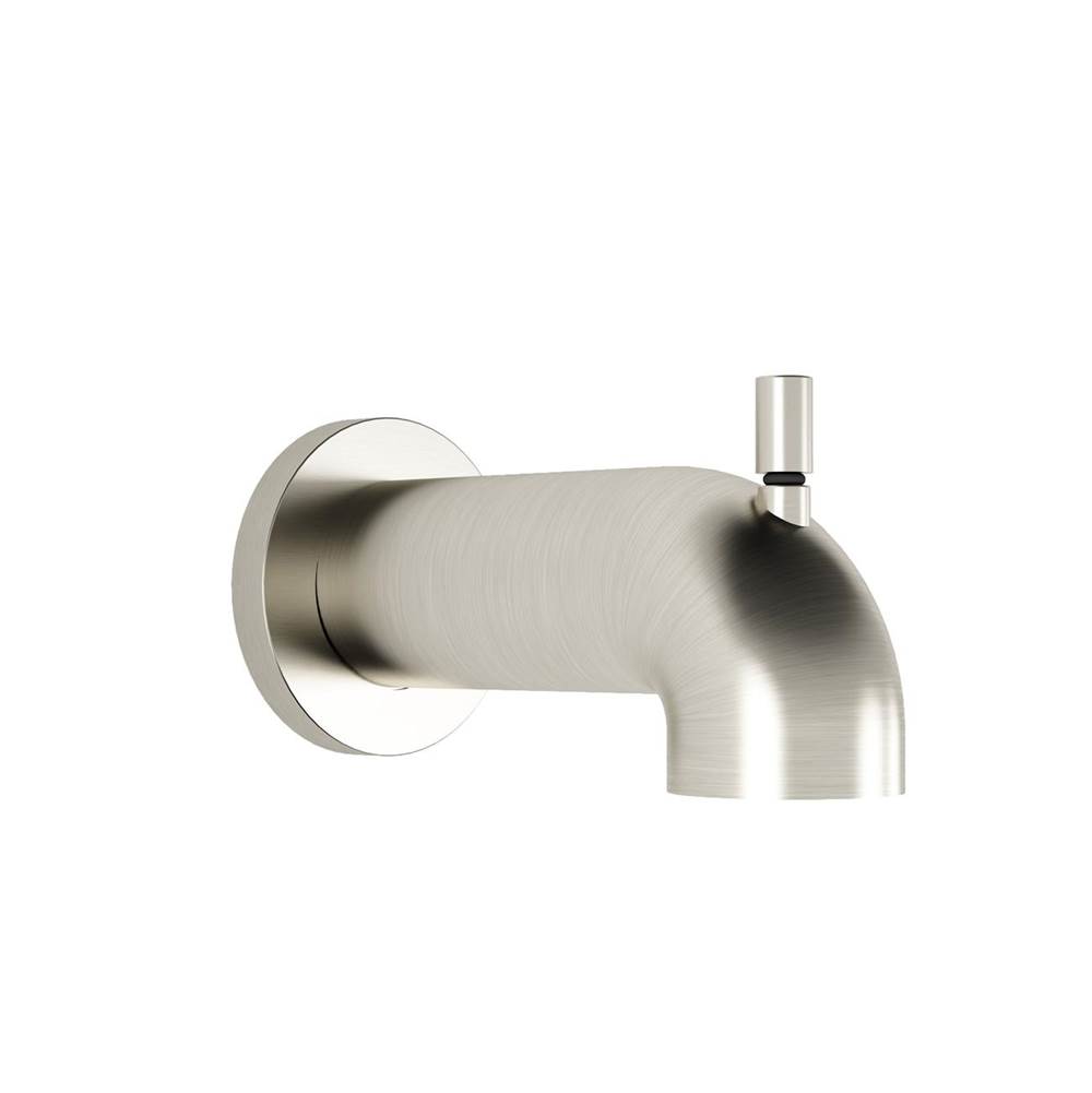 Kalia Tub Spout with Diverter Brushed Nickel PVD