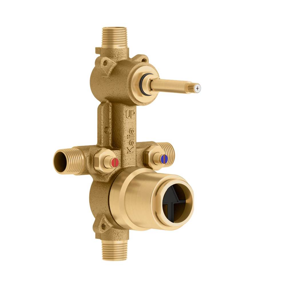 Kalia SPEC 1/2'' Pressure Balance Valve With 2-Way diverter and Test Cap - Without Cartridge - NPT