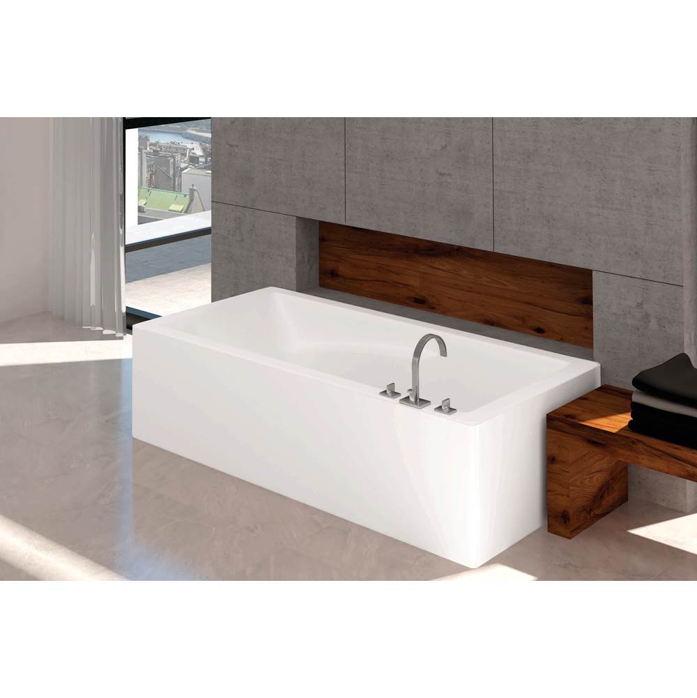 Oceania Suite Alcove 66 x 31, Soaking Bathtub, Glossy White