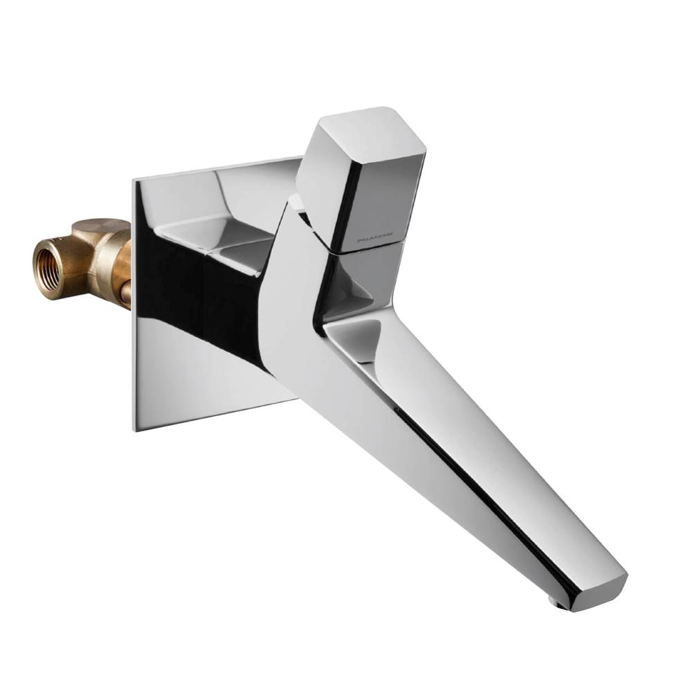 Palazzani CLICK - Wall mounted single lever lavatory faucet (Chrome)