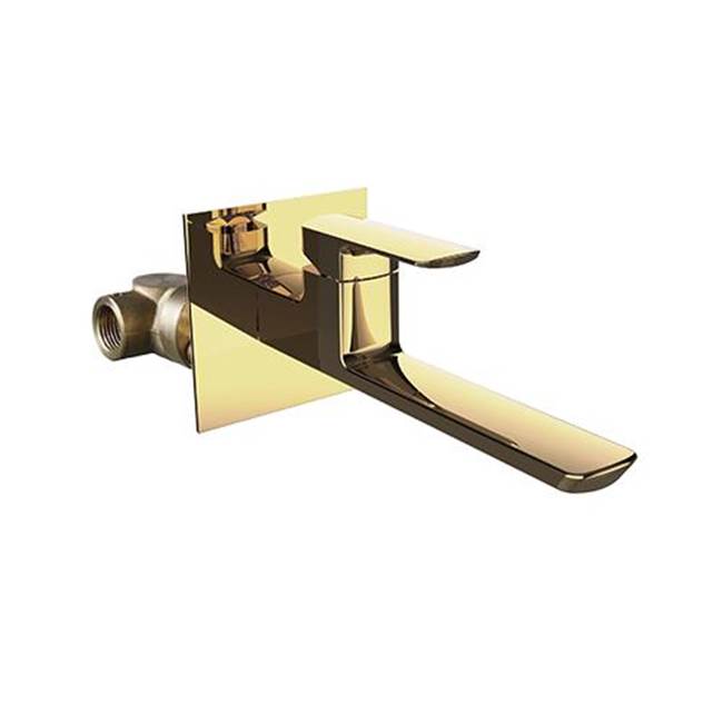 Palazzani MIS-Wall mounted single lever lavatory faucet (GOLD)