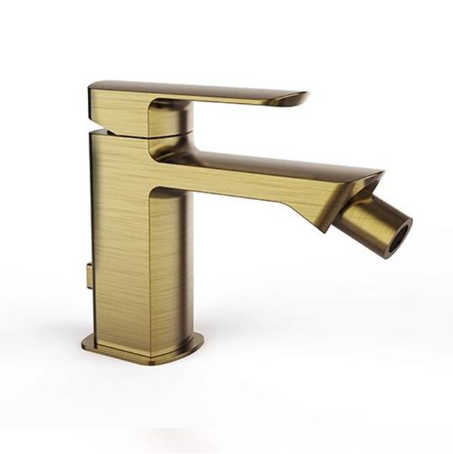 Palazzani MIS single lever bidet faucet with pop-up waste 1.25'' (GOLD)