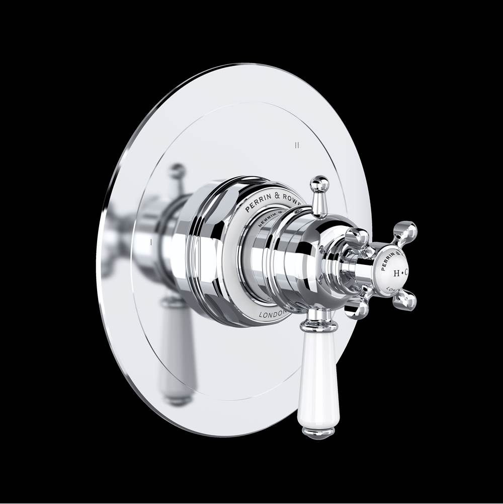 Perrin & Rowe Edwardian™ 3-way Type T/P (thermostatic/pressure balance) coaxial patented trim