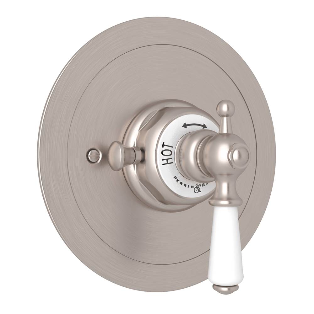 Perrin & Rowe Edwardian™ 3/4'' Round Thermostatic Trim Without Volume Control