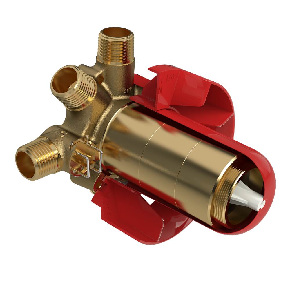 Riobel Pro 3-way Type T/P (thermostatic/pressure balance) coaxial valve rough without cartridge EXPANSION PEX
