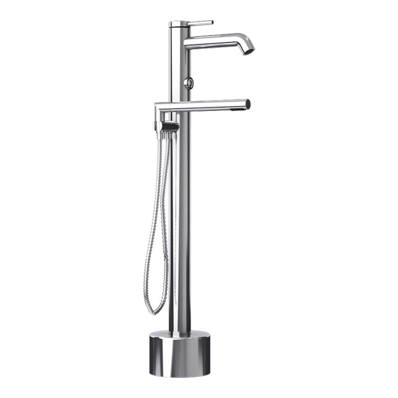 Rubi Vertigo Free-Standing Bathtub Faucet Chrome