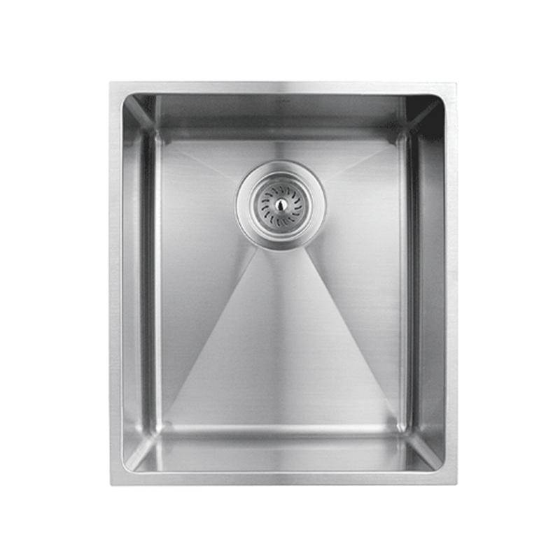 Rubi Merlot Single Undermount Sink 14- and No.xbd;'' X 17'' X 8-5/8''