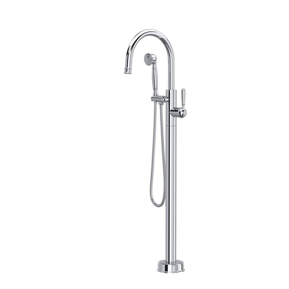 Rohl Canada Traditional Single Hole Floor-mount Tub Filler Trim