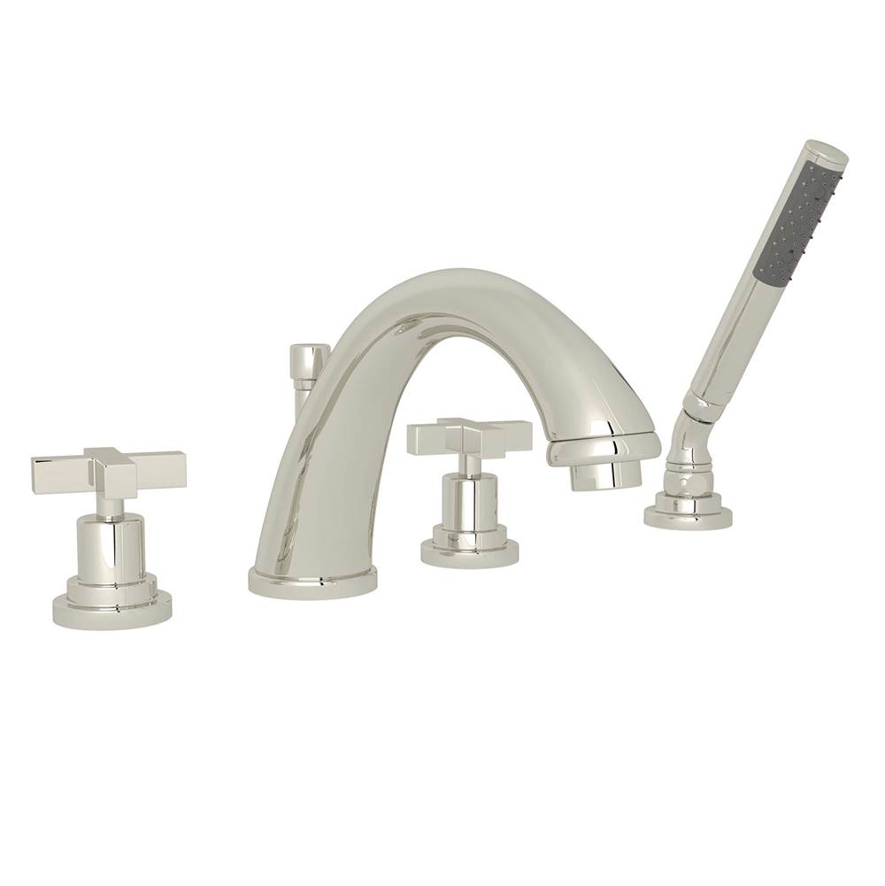 Rohl Canada Lombardia® 4-Hole Deck Mount Tub Filler