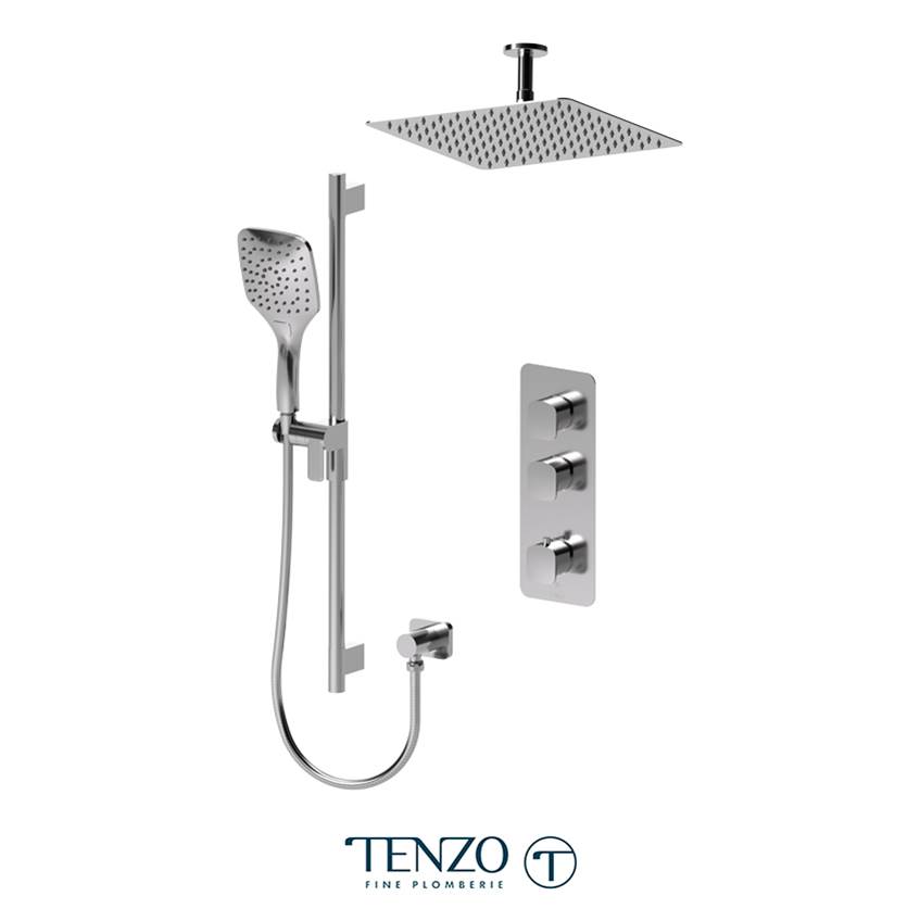 Tenzo Delano Extenza kit 2 functions thermo chrome finish