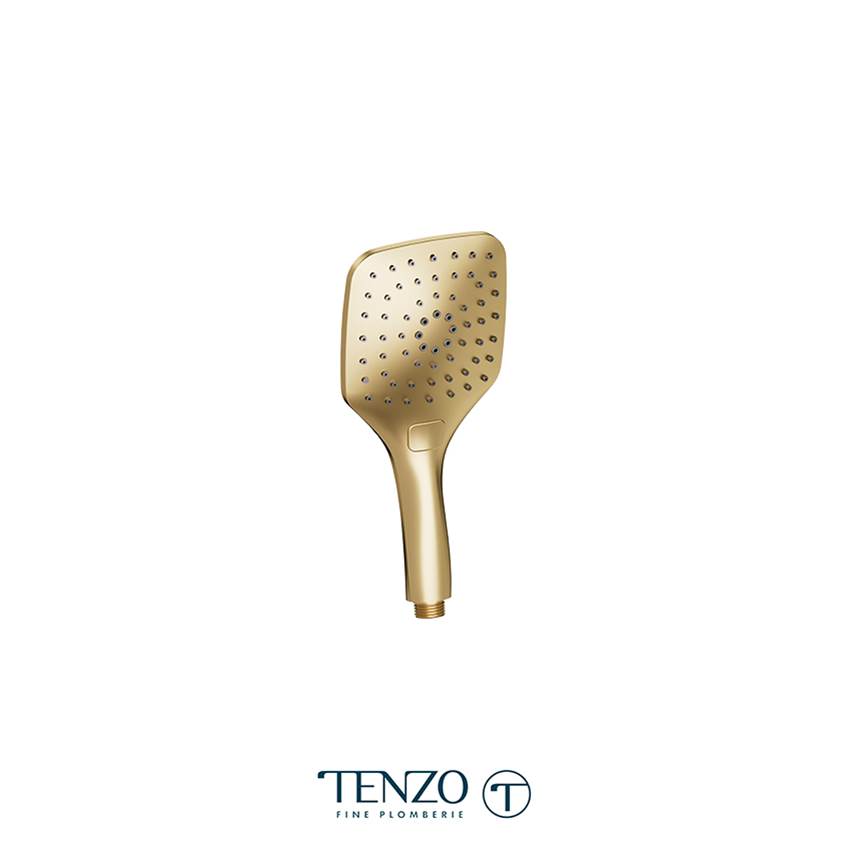 Tenzo Hand shwr 3 functions PVC brushed gold
