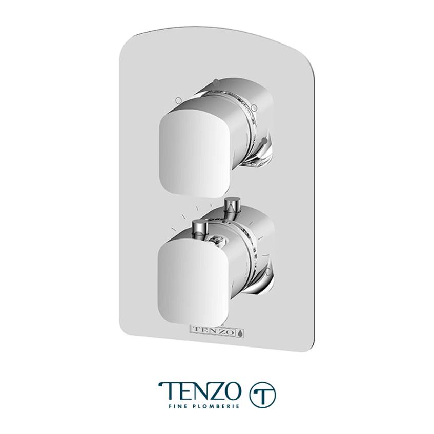 Tenzo Delano T-Box valve 3 functions thermo chrome finish