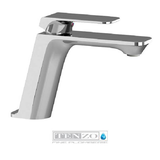 Tenzo Quantum single hole lavatory faucet chrome with (W/O overflow) drain