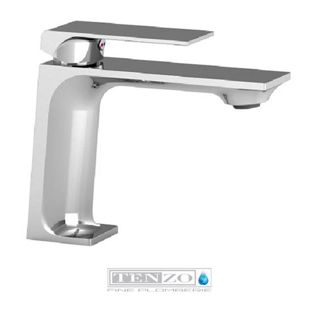 Tenzo Slik single hole lavatory faucet chrome with (overflow) drain