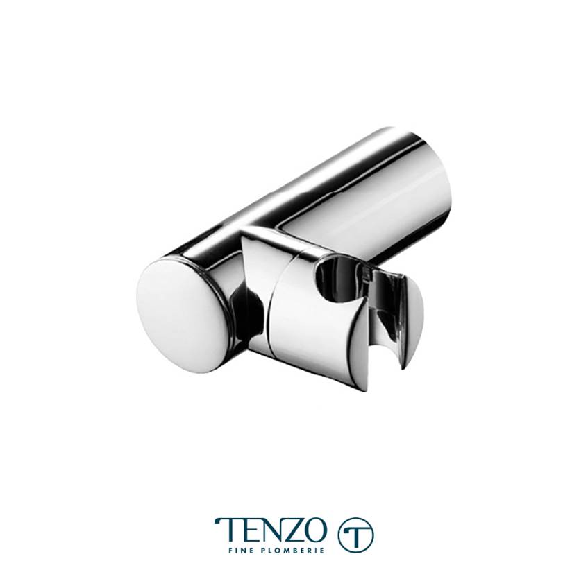 Tenzo Wall mount hand shwr tilting holder brass chrome
