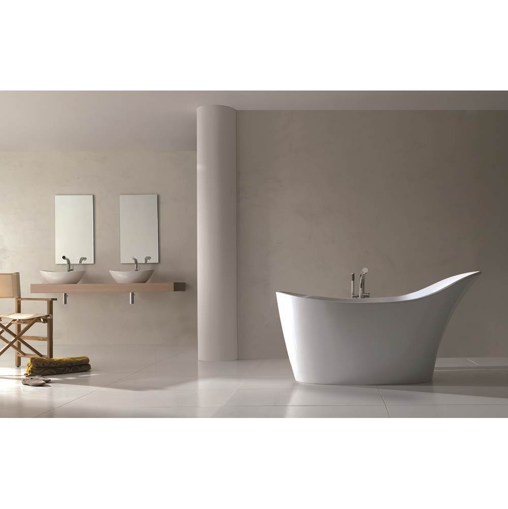 Victoria + Albert Amalfi 64'' x 32'' Freestanding Soaking Bathtub With Void