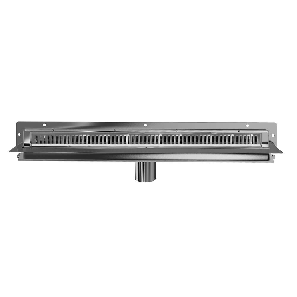 Zitta Canada Wall 36'' Stainless Steel Rough In And 36'' B1 Grate Kit