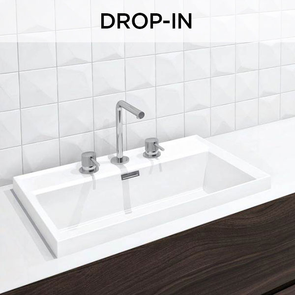 Drop in Bathroom Sinks